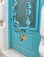 Polka Crabby Necklace