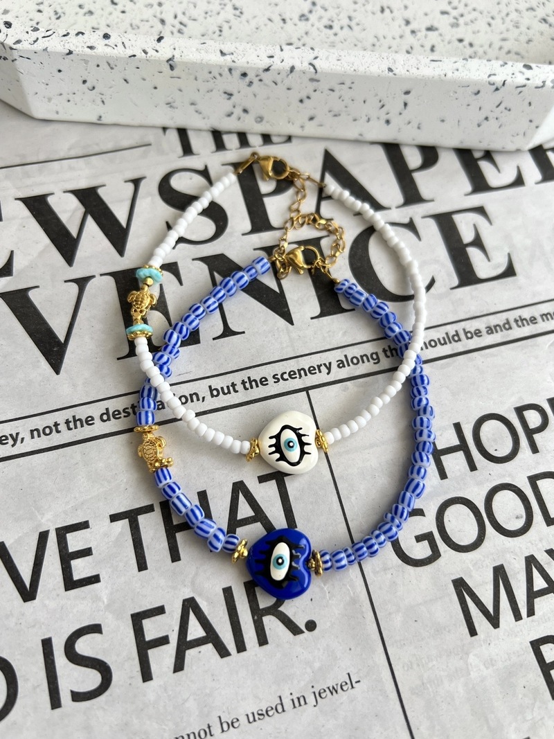 Heart & Eye Anklet