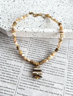 Beige Fishie Necklace - Image 2