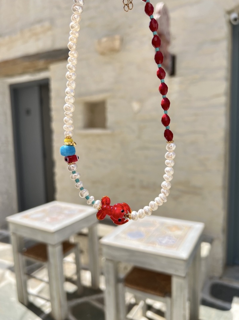 Happy Lobster Necklace