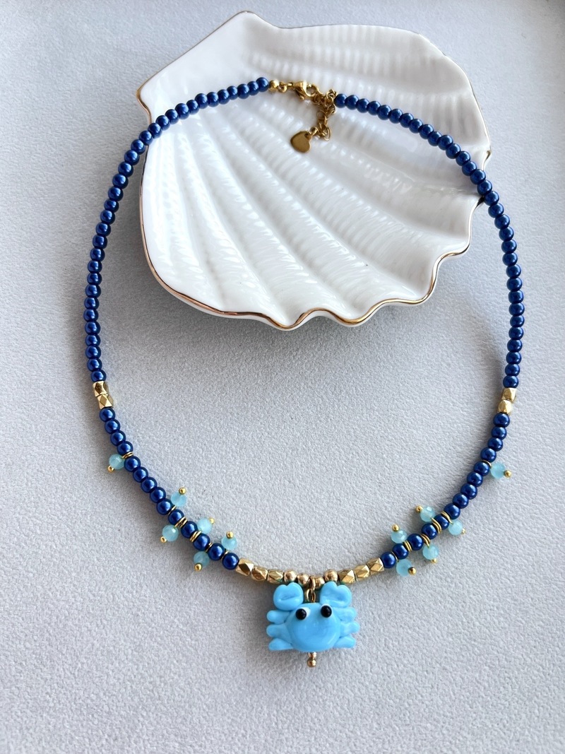 Tidal Crab Necklace